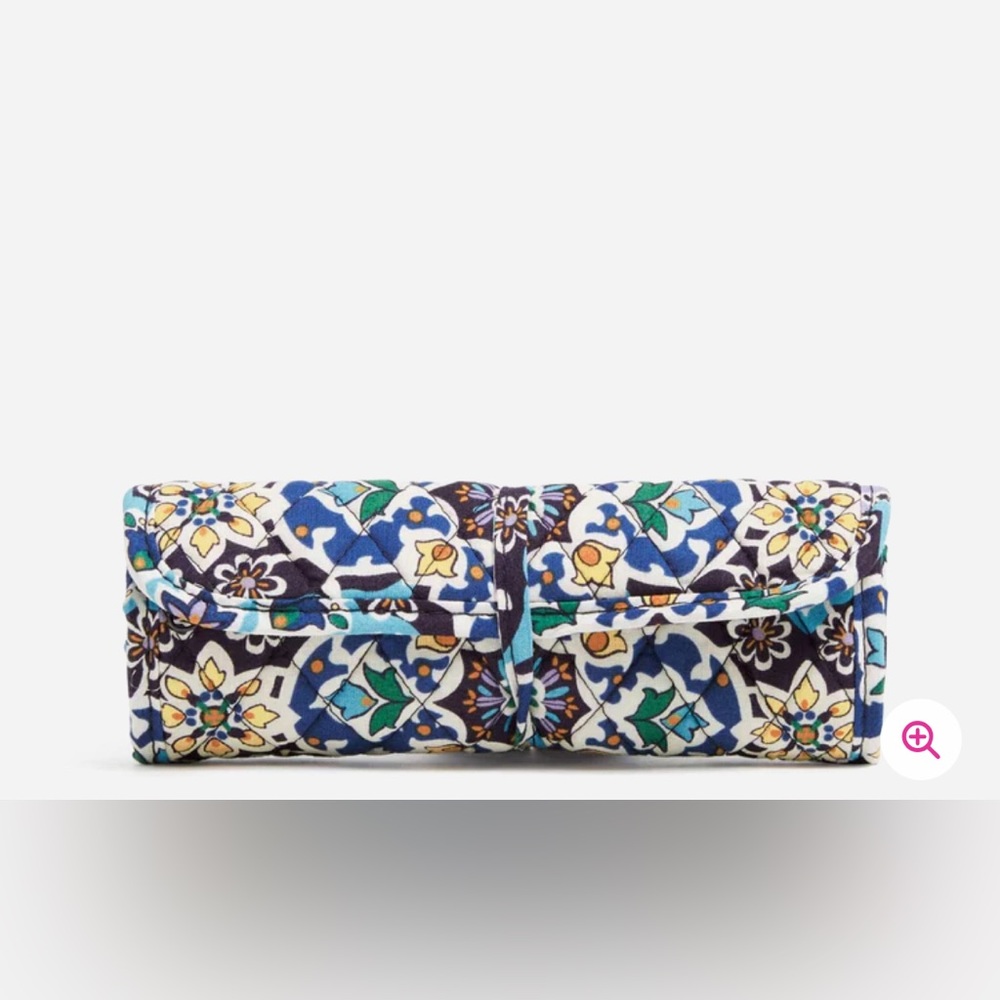 Vera Bradley Make-Up Brush Insert in Lisbon Medallion Cool